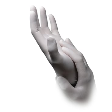 Latexhandschuhe BASIC-TOUCH angenehmer Tragekomfort - weiß, passgenau, medizinisch - Med-Praxisbedarf