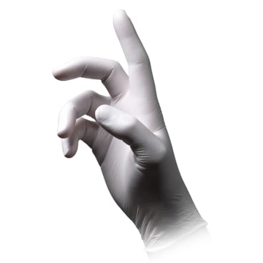 Einmalhandschuhe Nitril weiß ECO-PLUS - Dünn und reißfest für Untersuchungen und Pflege - Med-Praxisbedarf