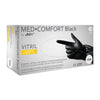 MED-COMFORT Black Vitrilhandschuhe, puderfrei, schwarz