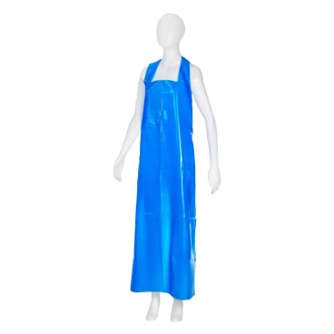 Einwegschürze MED-COMFORT blau - Größe 100 x 150 cm, Einzelschürze im praktischen Format - Med-Praxisbedarf