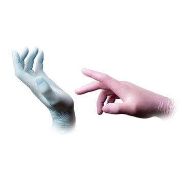 Farbige Nitrilhandschuhe Peppermint Rosie - puderfreie Einmalhandschuhe von AMPri - Med-Praxisbedarf