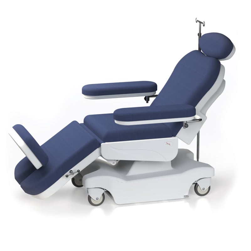 Behandlungsstuhl PANAMERA in moderner Praxisumgebung - ARSIMED Modell mit Memory-Foam - Med-Praxisbedarf