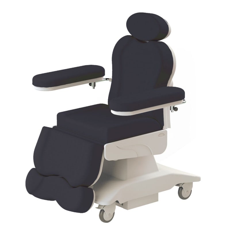 Avangarde Stuhl Seitenansicht - Ergonomische Sitzposition für medizinische Behandlungen - Med-Praxisbedarf