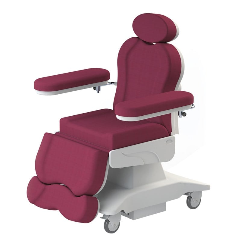Bluttransfusionsstuhl von ARSIMED - Avangarde Modell in Praxisanwendung - Med-Praxisbedarf