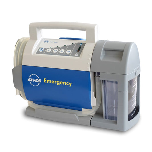 Notfall-Absaugpumpe ATMOS E341 Battery - Mobile Absaugung von Sekreten und Körperflüssigkeiten - Med-Praxisbedarf