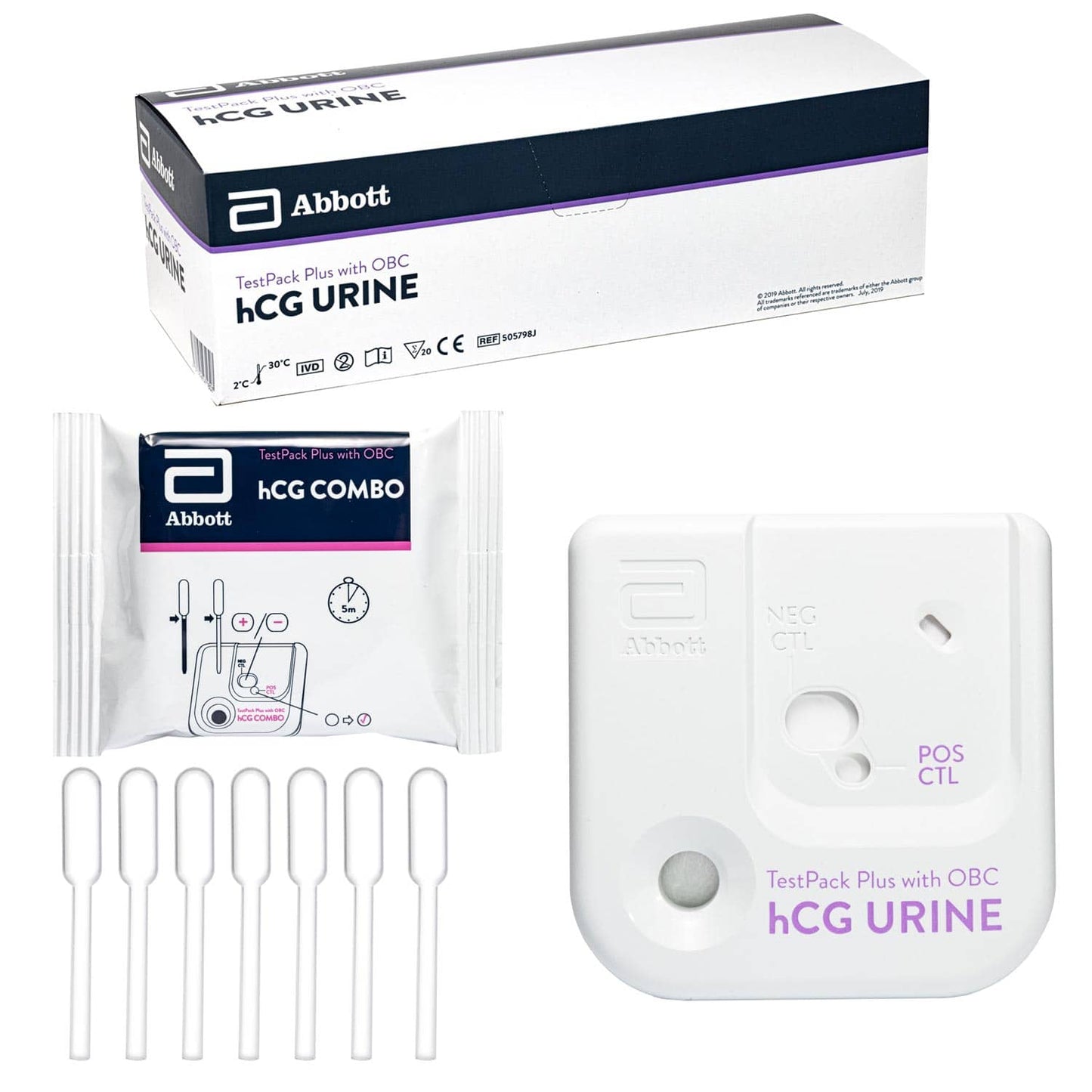Schwangerschaftstest Alere TestPack +Plus hCG - Nachweis der hCG-Konzentration im Urin - Med-Praxisbedarf