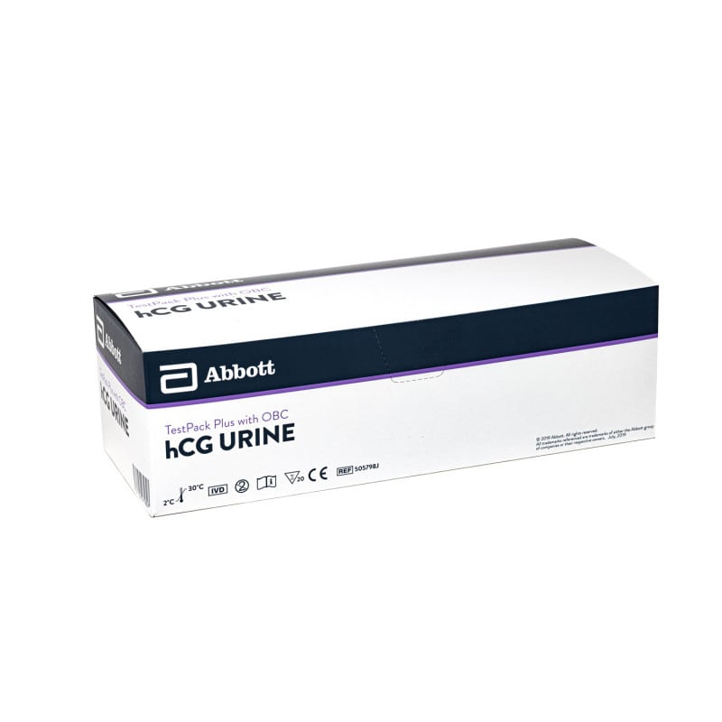 Alere TestPack +Plus hCG Urin Teststreifen - einfache Anwendung, schnelles Ergebnis - Med-Praxisbedarf
