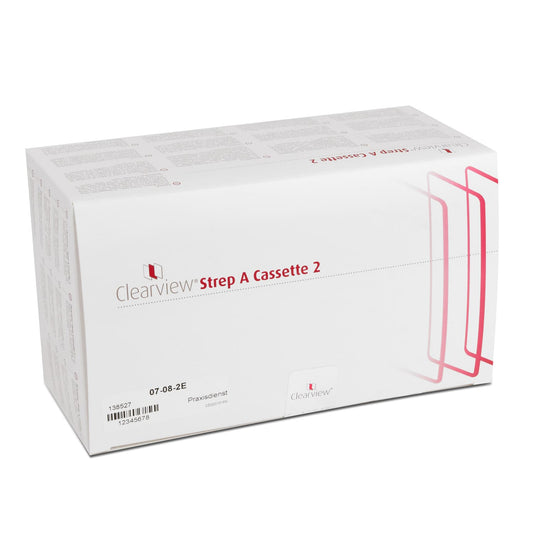 Clearview Strep A Cassette 2 Test - 25 Testkassetten für Streptokokken A Nachweis - Med-Praxisbedarf