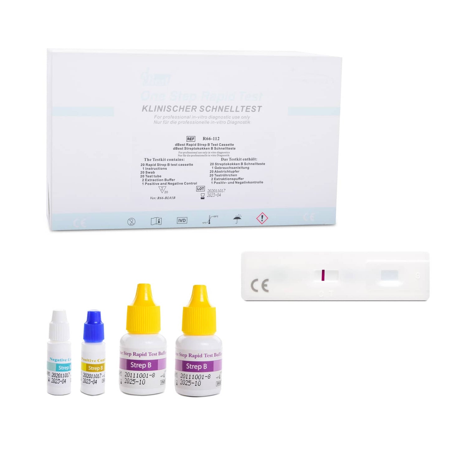 Strep-B-Schnelltest von Abbott - Nachweis von B-Streptokokken mit vaginalem Abstrich - Med-Praxisbedarf