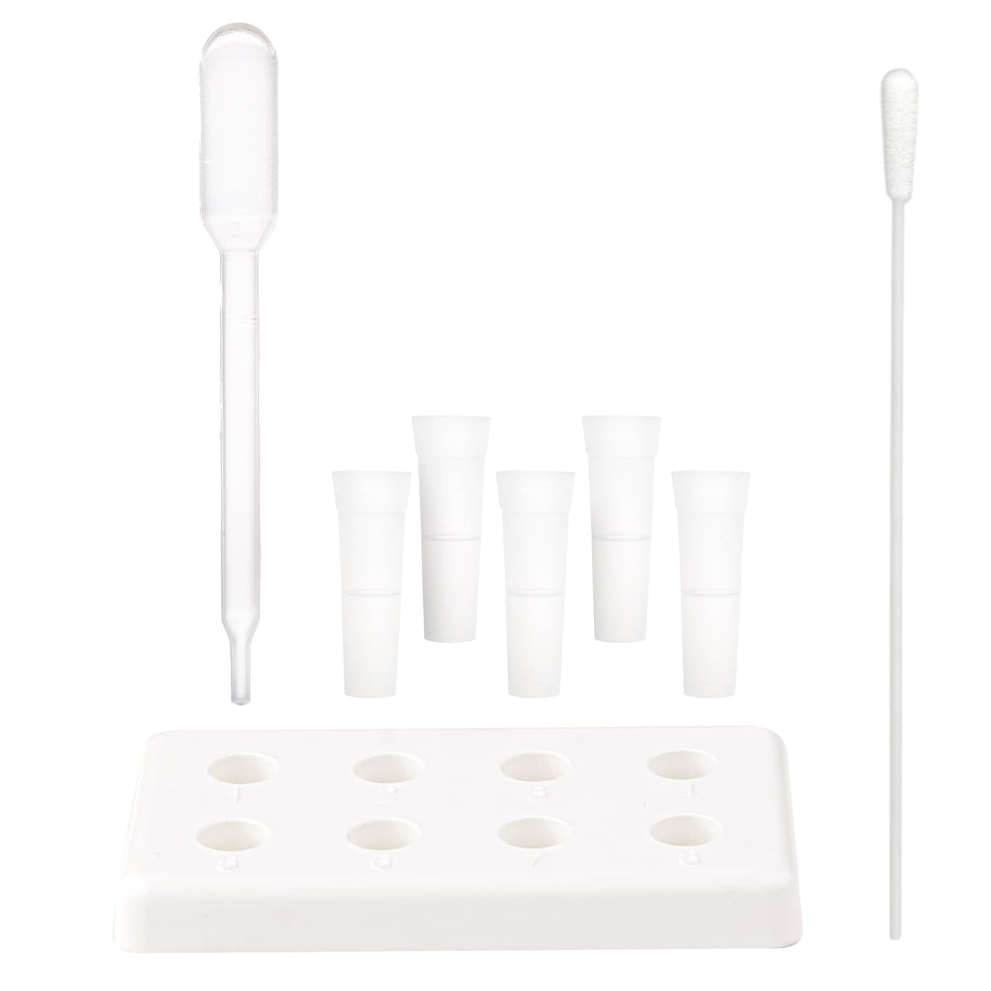 Strep-B-Schnelltest Kit - Enthält Testkassette, Abstrichtupfer und Pufferlösung - Med-Praxisbedarf