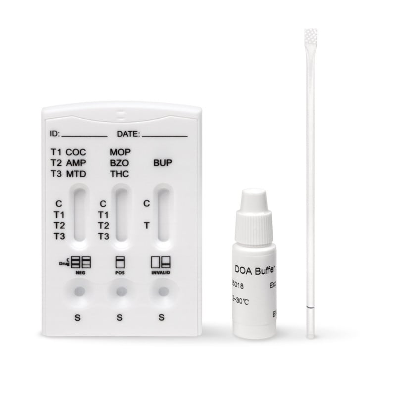 SureStep Drug Screen Cassette 7er - Schnelltest für Drogenscreening im Blut - Med-Praxisbedarf