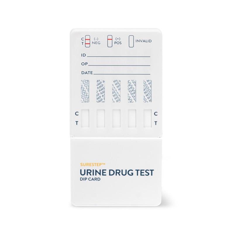 SureStep Dip Card 7 Drogen + SVT - Test für sieben verschiedene Substanzen - Med-Praxisbedarf