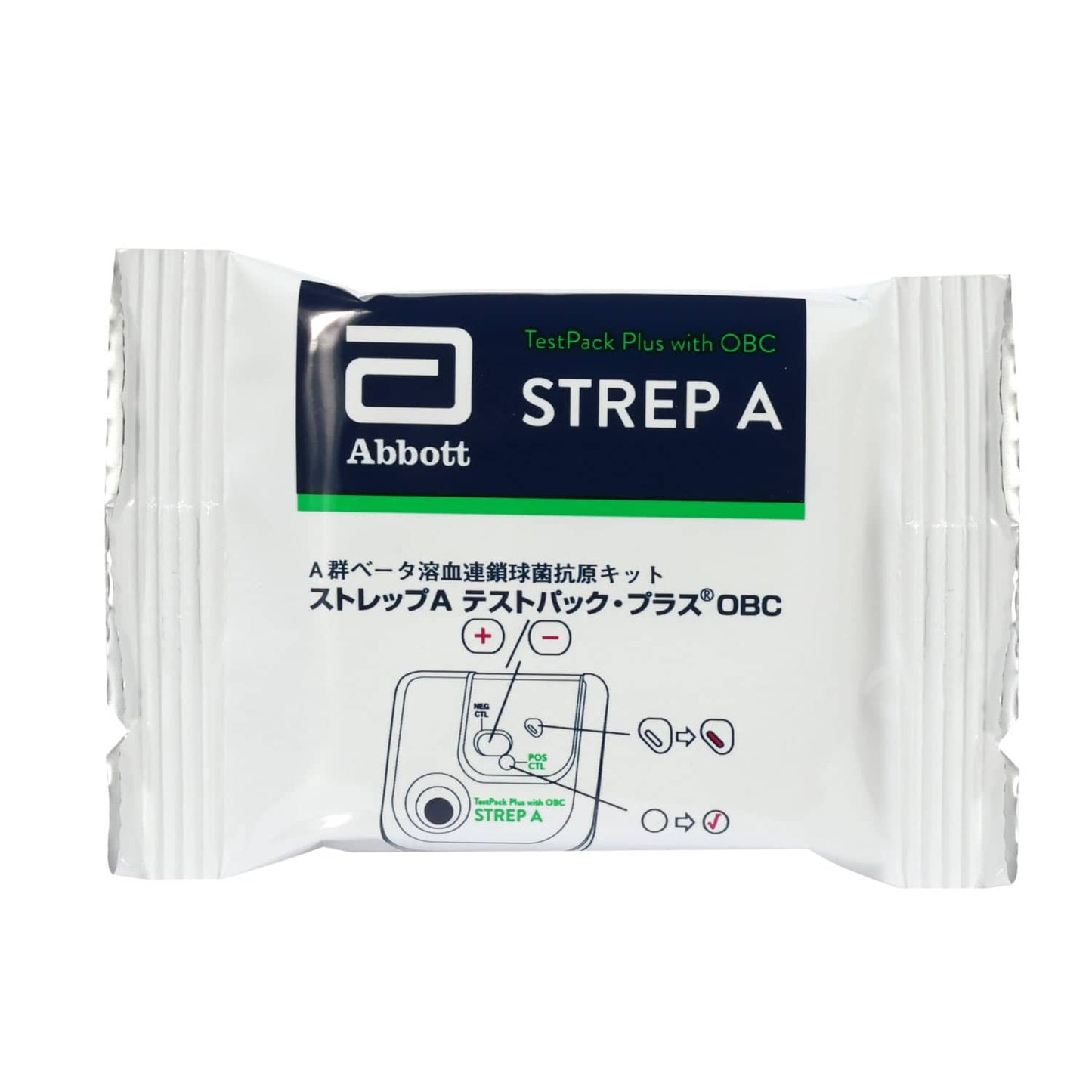 TestPack Plus Strep A Einzeltest - zur Diagnose von Streptokokken-A-Infektionen, zuverlässig - Med-Praxisbedarf