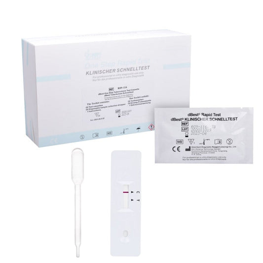 Tuberkulose Schnelltest von Abbott - chromatographischer Immunoassay für Antikörper - Med-Praxisbedarf