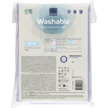 Waschbare Bettschutzeinlagen ABENA - mit Flügeln 85x90 cm, Abri-Soft Serie - Med-Praxisbedarf