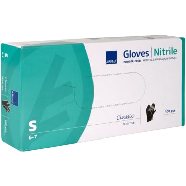 Nitril Einweghandschuhe Classic schwarz - für Reinigungs- und medizinische Aufgaben - Med-Praxisbedarf