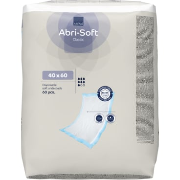 ABENA Einwegunterlage blau 40x60 cm - Flocken Classic für Untersuchungen und Behandlungen - Med-Praxisbedarf