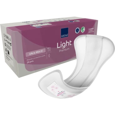 ABENA Light Premium Inkontinenzeinlage Ultra Mini 0 - für aktive Nutzer mit leichter Inkontinenz - Med-Praxisbedarf