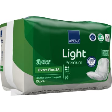 ABENA Light Premium Einlagen Extra Plus 3 A - für leichte bis mittlere Inkontinenz, Premium-Schutz - Med-Praxisbedarf