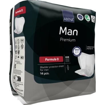 Inkontinenzhose für Männer Formula 0 grau - diskrete ABENA Premium Hose mit anatomischem Schnitt - Med-Praxisbedarf