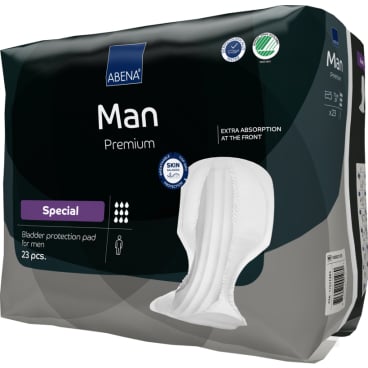 ABENA Man Premium Special Inkontinenzeinlagen für Männer - mittlere bis schwere Inkontinenz, weiß - Med-Praxisbedarf