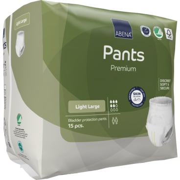Einweghosen ABENA Pants Premium Light L - weiches Material, diskreter Schutz bei Inkontinenz - Med-Praxisbedarf