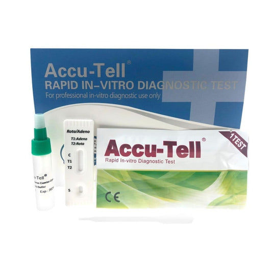Adeno-Rotavirus Kombi-Schnelltest - Accu-Tell Nachweis von Rota- und Adenoviren - Med-Praxisbedarf