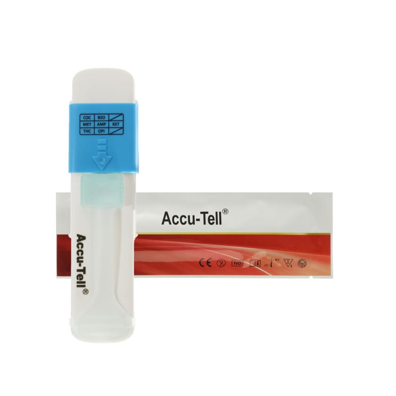 Multi-Line 7 Drogentest Speichel - Accu-Tell® Kassettentest, 7 Substanzen - Med-Praxisbedarf