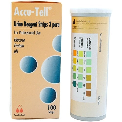Accu-Tell Urinteststreifen 3 Parameter - Urinanalyse in medizinischen Einrichtungen - Med-Praxisbedarf