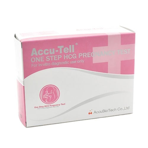 Accu-Tell hCG Schwangerschaftstest - 20 Testkassetten für professionelle Anwendung - Med-Praxisbedarf