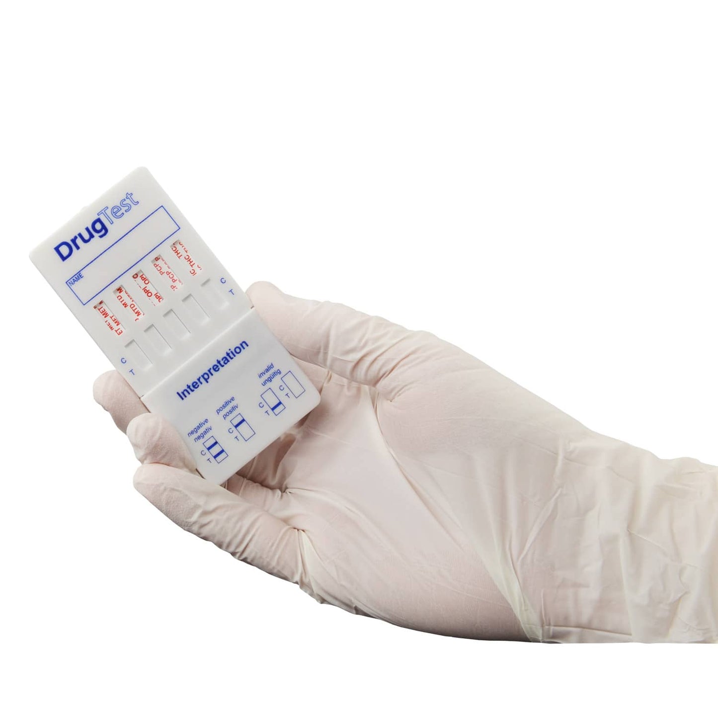 AccuBioTech Urindrogentest Premium - für medizinische Einrichtungen, zehn häufigste Drogen - Med-Praxisbedarf