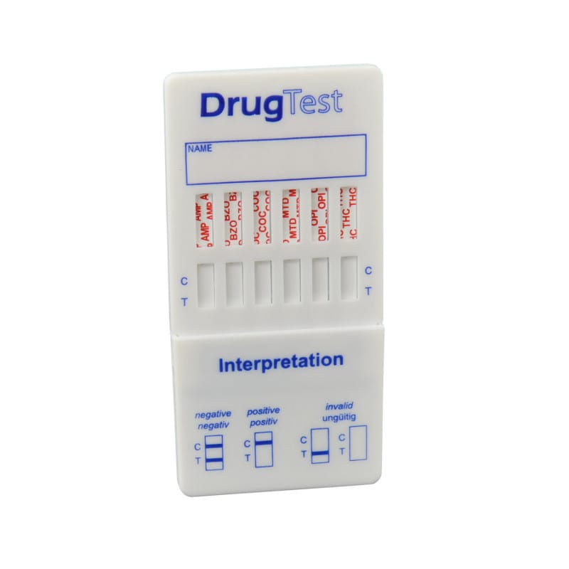 Urindrogentest Premium 10 Parameter - Nachweis von Drogen im Urin, Testsystem für Einrichtungen - Med-Praxisbedarf