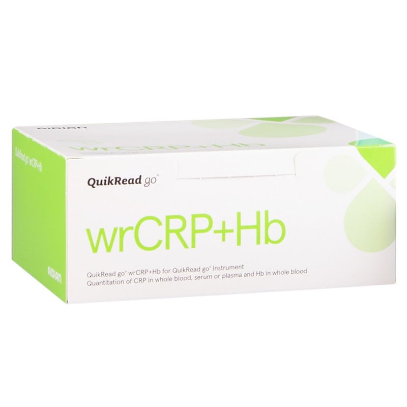 QuikRead go wrCRP+Hb Kit - Schnelltest für CRP und Hämoglobin aus Blut - Med-Praxisbedarf