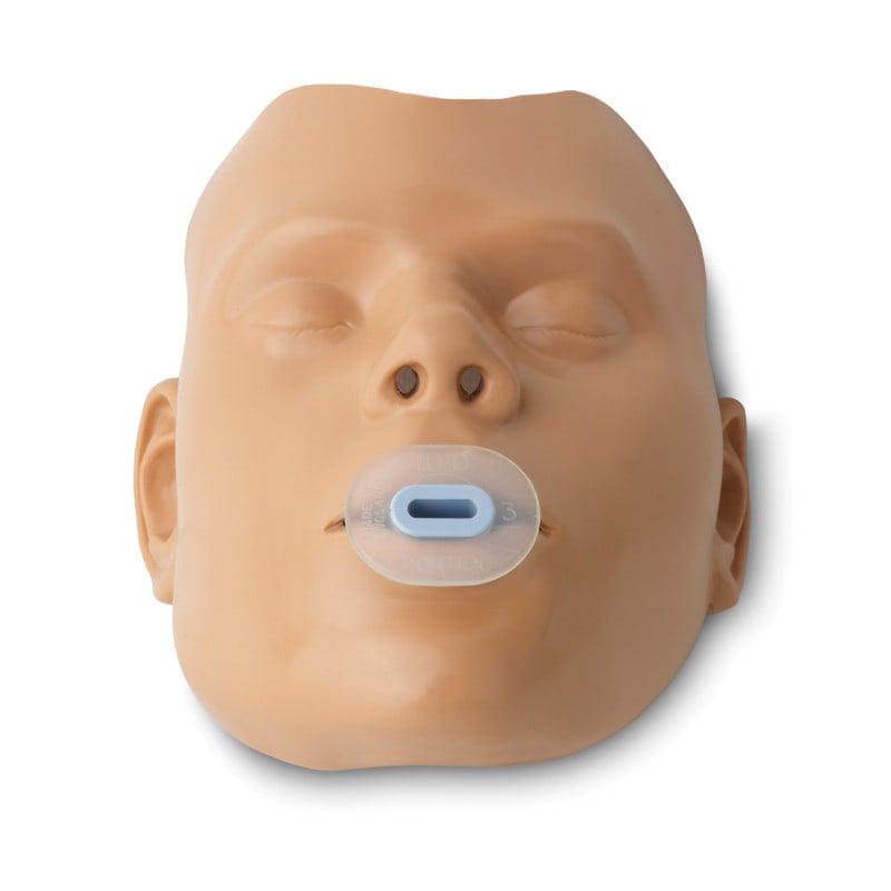 Trainings-Gesichtsmaske Ambu Man - für Übungen in Erster Hilfe, verschiedene Modelle kompatibel - Med-Praxisbedarf