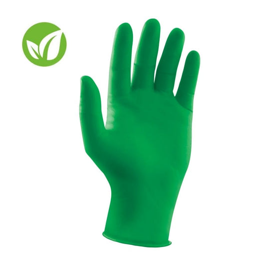 Nature Gloves Nitrilhandschuhe - puderfrei, Größe M, blaue Einmalhandschuhe - Med-Praxisbedarf