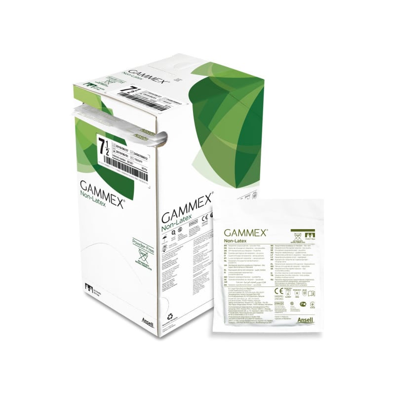 Gammex Non-Latex Operationshandschuhe - latex- und puderfrei für Allergiker, von Ansell - Med-Praxisbedarf
