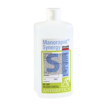 Antiseptica Manorapid Synergy Desinfektion - gebrauchsfertig für hygienische Händedesinfektion - Med-Praxisbedarf