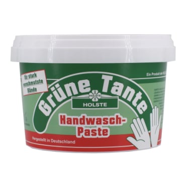 HOLSTE Handwaschpaste Grüne Tante - mit Quarzmehl, Tube im Close-Up - Med-Praxisbedarf