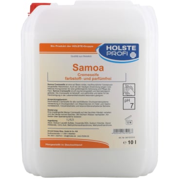 HOLSTE Samoa H 610 Cremeseife - hochviskose Waschlotion, für nachfüllbare Spender - Med-Praxisbedarf