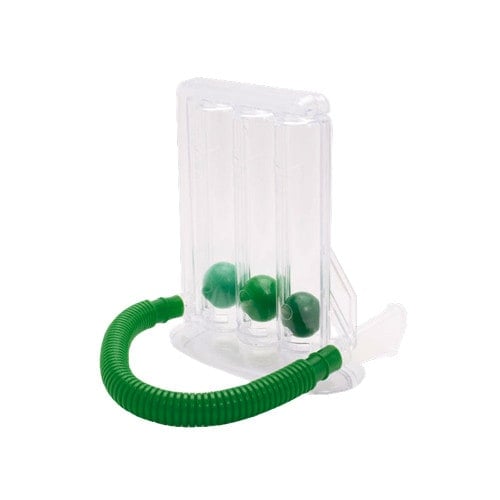 Atemtrainer von Asid Bonz - Lungentrainer mit drei Kugeln für kontrollierte Atemgymnastik - Med-Praxisbedarf