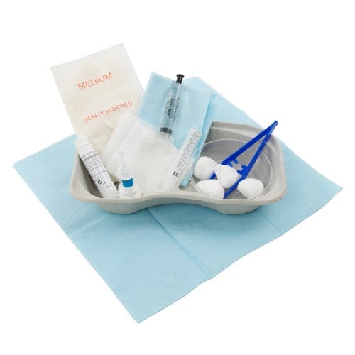 Blasenkatheter-Set für Männer von Asid Bonz - komplettes Set zur transurethralen Anlage - Med-Praxisbedarf