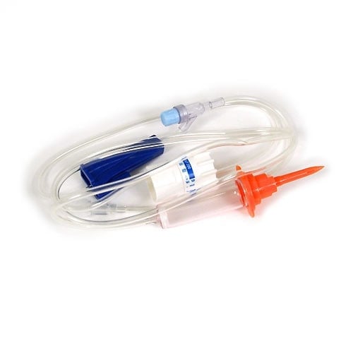 Infusionsgerät mit Infusionsregler von Asid Bonz - präzise Dosierung der Tropfrate, für Schwerkraft - Med-Praxisbedarf