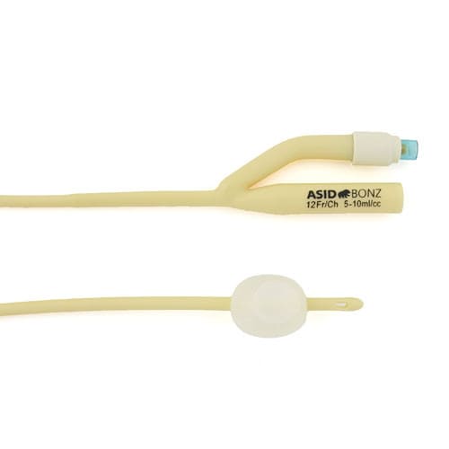 Latex Nelaton Ballonkatheter - zweiläufiger Dauerkatheter, Ballonvolumen 5-10ml - Med-Praxisbedarf