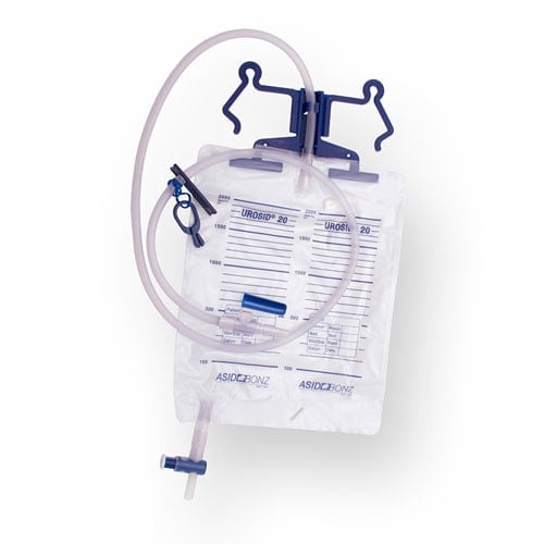 Urinbeutel-System Urosid 20 mit Mikrofilter - hydrophob beschichtet für zuverlässige Urinsammlung - Med-Praxisbedarf