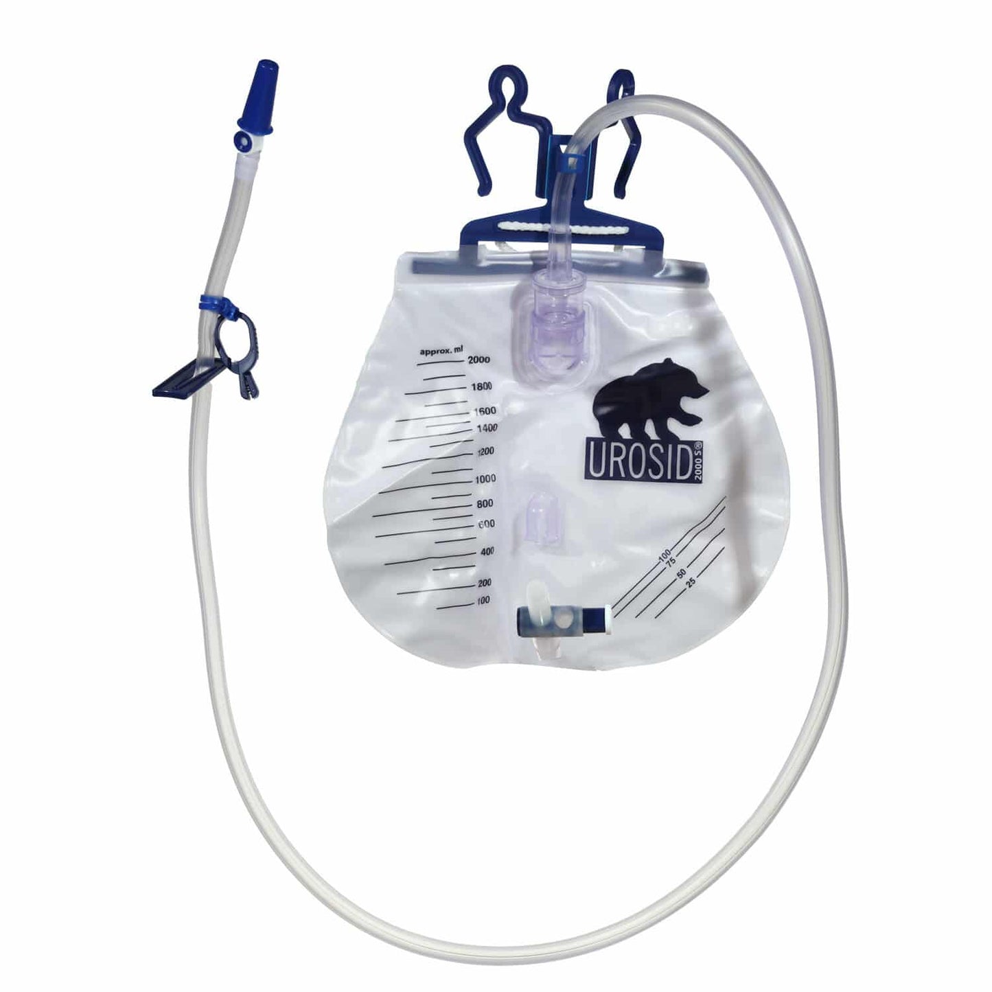 Urosid Urindrainagesystem Komponenten - Schlauch, Kammer, Beutel, zuverlässiges System - Med-Praxisbedarf