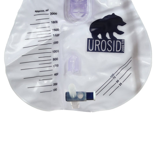 Urosid Urindrainagesystem mit Auffangbeutel - hydrophober Mikrofilter, klinische Praxis - Med-Praxisbedarf