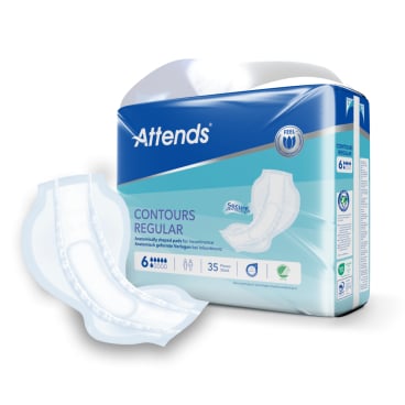 Attends Contours Regular Vorlage Detailansicht - Schichtaufbau und Saugkern - Med-Praxisbedarf