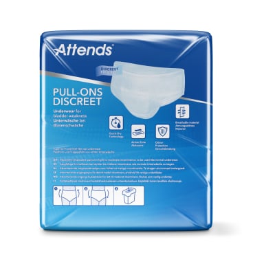 Attends Descreet 3 Pull-Ons Unisex - Inkontinenzhosen für leichte bis mittlere Harninkontinenz - Med-Praxisbedarf