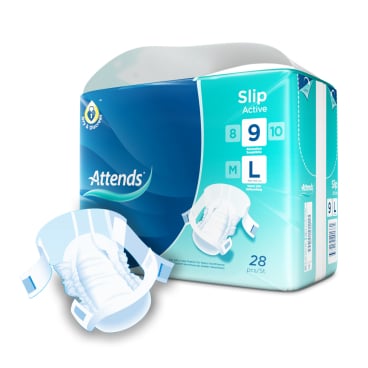 Attends Slip Active 9 - Inkontinenzhosen maximaler Saugkraft, für mobile Personen - Med-Praxisbedarf