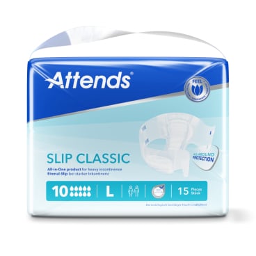 Attends Slip Classic 10 Inkontinenzhosen - für sehr große Urin- und Stuhlmengen, starke Inkontinenz - Med-Praxisbedarf